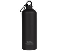 Trespass Drinking Bottle Slurp - 1L Aluminium, Carabiner, Hardwearing Outer, Suitable for Hot or Cold Liquids, Stainless Steel