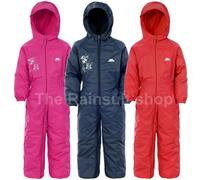 TRESPASS DRIPDROP WATERPROOF ALL IN ONE SNOW/RAINSUIT BOY OR GIRL 6M TO 8 YRS
