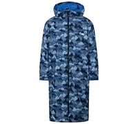 Trespass Dry Coat Hudsan - Changing Robe Jacket, Long Sleeve Dry Robe, Oversized Change Robe Coat with Fleece Lining, Hooded Robe for Beach, Wild Swimming, Surfing