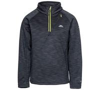 (3 years to 4 years, Black Marl) Trespass Boys 1/2 Neck Zip Fleece - Edvin