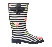 Trespass Elena Floral Wellington Boots In Navy Navy 4