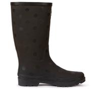 Trespass Elena Polka Dot Wellington Boots In Black Black 8