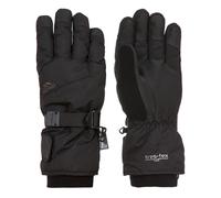 Trespass Ergon II Adults Waterproof Ski Gloves in Grey & Black with Nose Wipe