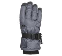 Trespass Ergon II, Carbon, 2/4, Warm Padded Waterproof Gloves Kids Unisex, Age 2-4, Grey