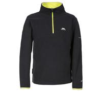 Trespass Etto Boys Half Zip Outdoor Fleece Lightweight Warm Jumper Pullover Black