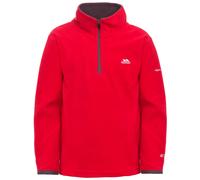 Trespass Etto Boys Half Zip Outdoor Fleece Lightweight Warm Jumper Pullover Red