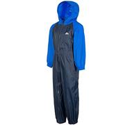 Trespass Explorer Suit Kids Waterproof All in One Rainsuit (Navy Cobalt, 9-10 Years)