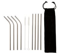 Trespass Foreverstraw Stainless Steel Straw (Pack Of 8) In Silver Silver One Size