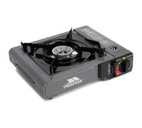 Trespass Gas Stove Forna - Temperature Control Dial, Integrated Ignition, Pot Holder, Durable Construction, Requires Butane Gas Canister (Not Included)