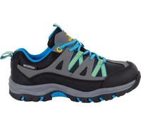 (10, Black) Trespass Kids Walking Boots Low Cut Gillon II