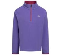 Trespass Girls Fleece Jumper Sybil - 1/2 Zip Contrast Colour, Binding on Cuffs, Facing on Inner Collar, Knitted, 100% Polyester