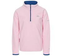 Trespass Girls 1/2 Zip Fleece Jumper Sybil - Kids Activewear Microfleece, Zipper Pullover Sweatshirt, Contrast Binding On Cuffs, Contrast Facing On Inner Collar