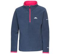 Trespass Girls 1/2 Zip Jumper Pullover Micro Fleece with Airtrap Sybil Navy