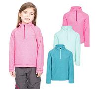 Trespass Girls 1/2 Zip Jumper Pullover Pockets Anti Pilling Microfleece Casual Top Meadows