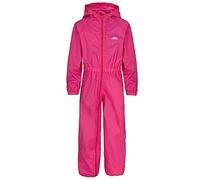 Trespass Kids Waterproof Rain Suit Button Pink 3-4