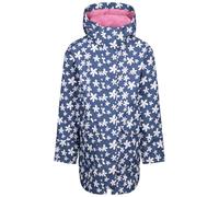 Trespass Womens Jacket Primdrop - Waterproof, Hooded, Unpadded, All Over Printed, Longer Length, 2 Patch Pockets, Flat Cuffs, Detachable Hood, Contrast Lining