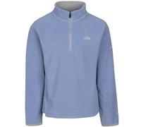 Trespass Girls Fleece Jumper Sybil - 1/2 Zip Contrast Colour, Binding on Cuffs, Facing on Inner Collar, Knitted, 100% Polyester Denim Blue