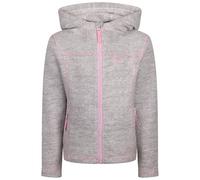 Trespass Girls Fleece Shawna - Textured Fleece Hoodie with 2 Zip Pockets, Kids Hooded Jumper, Cosy Warm Airtrap 250GSM Fabric Weight, Girls Fleece Jacket