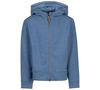 Trespass Girls Full Front Zip Jersey Lined Hoodie 2 Pockets - Winnie Denim Blue
