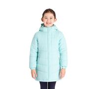 Trespass Girls Jacket Ellster - Water-Resistant, Wind-Resistant, Quilted, Detachable Hood, 2 Pockets, Elasticated Cuffs, Woven Shell, 100% Polyester Lining & Filling
