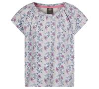 Trespass Girls Josey Flowers Top - Grey Skies - Grey Skies - 2-3 Years - 100% Cotton