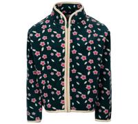 Trespass Girls Jumper Fleece Floral Print Long Length Full Zip Pockets -