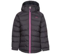 Trespass Girls Padded Jacket Amira - Windproof, Water Resistant, Hooded, Printed Lining, 2 Pockets, Quilted, Adjustable Cuffs, Contrast Zipper, Detachable Hood