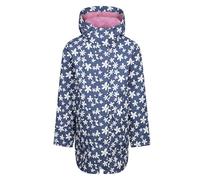 Trespass Girls Primdrop Waterproof Hooded Raincoat - Blue Tone - 3-4 Years - Blue Tone - 100% Polyester