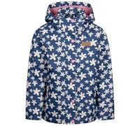 Trespass Girls Printed Waterproof Jacket TP50 Drippy Bluetone 7/8