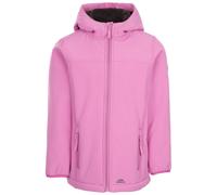 Trespass Girls Softshell Jacket Long Length with Adjustable Hood Kristen