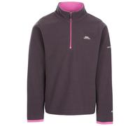 Trespass Girl's Sybil Micro Fleece in Dark Grey | Size: 7-8 Years Trespass Dark Grey 7-8 Years