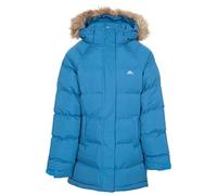 (11-12 Years, Cosmic Blue) Trespass Girls Water Resistant Jacket Unique