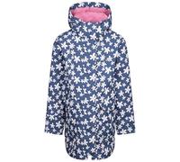 Trespass Girls Waterproof Hooded Jacket Primdrop Bluetone 5/6