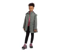Trespass Girls Waterproof Jacket Drizzling Spruce Green 3/4