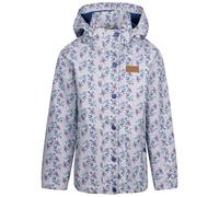 Trespass Girls Waterproof Jacket TP50 Drippy - Kids Wind Resistant Coat, Unpadded with All Over Print, Outerwear for Girls, Elasticated Cuffs & Detachable Hood