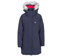 Trespass Fame, Navy, 9/10, Warm Padded Waterproof Winter Jacket with Removable Hood for Kids / Girls, Age 9-10, Blue