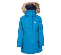 Trespass Girls Waterproof Parka Jacket Fame Cosmic Blue 2/3
