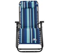 Trespass Glentilt Reclining Garden Chair Recliner In Blue Blue One Size