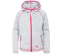 Trespass Goodness, Platinum Marl, 2/3, Warm Fleece Jacket with Hood 230gsm for Kids / Girls, Age 2-3, Grey