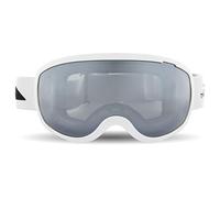 Trespass Hawkeye Ski Goggles - Matt White, Mirrored Double Lens, Antifog, UV 400nm, One Size