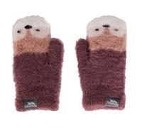 Trespass Hillside Knitted Mittens in Rose | Size: 2-4 Years Trespass Rose 2-4 Years