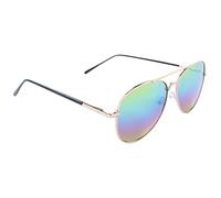 Trespass Hologram, Gold Metal, Sunglasses with UV Protection & Stofftasche / Kategorie 3 Verspiegelte Gläser, Yellow