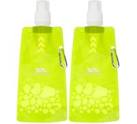 Trespass Hydromatic Collapsable Water Bottle for Hiking Trekking Sport 480 ml (Pack of 2)