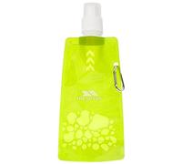 Trespass Hydromatic, Green, ONE SIZE, Collapsable Reusable Water Bottle 480ml, One Size, Green, Plastic