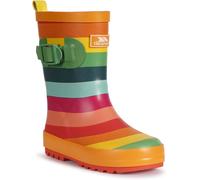 Trespass Jungen Kinder Gummistiefel Puddle - Kids Welly Rainbow Stripe