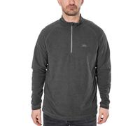 Trespass Keynote Mens Fleece Hiking Jumper in Charcoal Moss & Blue Black