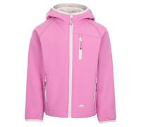 Trespass Kian Softshell Jacket in Pink | Size: 9-10 Years Trespass Pink 9-10 Years