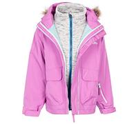 Kids' 3 In 1 Jacket TP50 Outshine Pink 7/8
