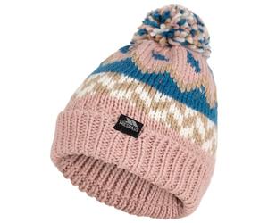 Trespass Kids Beanie Twiglet - Unisex Patterned Knitted, Pom-Pom, Fully Fleece Lined, Woven Seam Tab, 100% Polyester Microfleece Lining, 100% Acrylic Outer