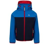 Trespass Kids Full Zip Woven Softshell Jacket Removable Hood Hanbury